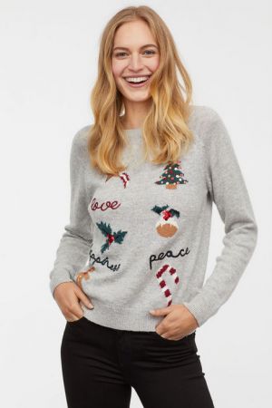 Akardowy Sweter H&M 129,90 Zł