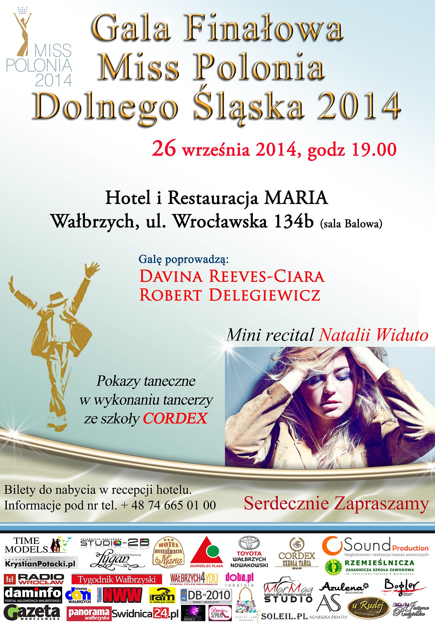 Plakat gala miss polonia