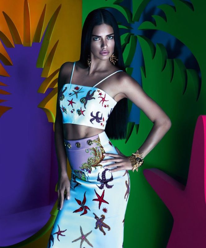 Adriana Lima w kampanii Versace for Riachuelo (3)