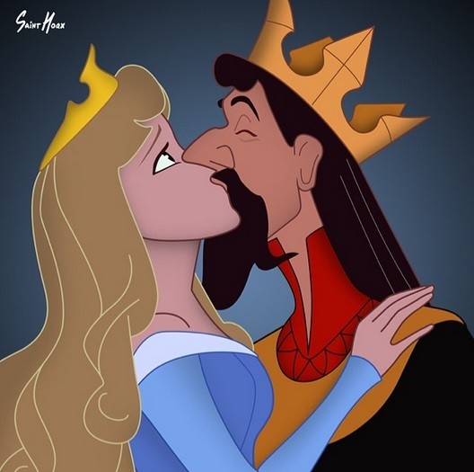 Pocałunek ksieżniczka
