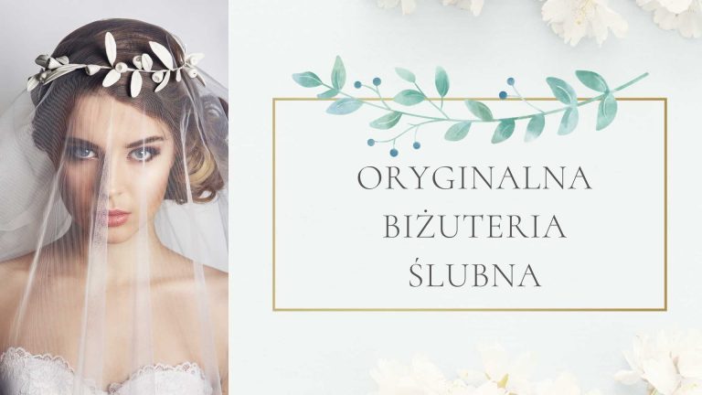 Nowoczesna biżuteria do sukni ślubnej