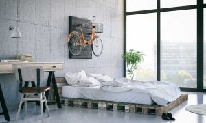 Aranżacja sypialni w stylu loftowym