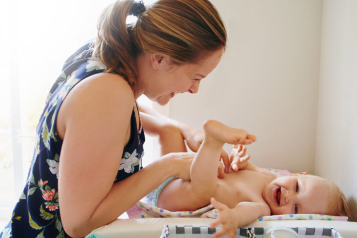 Pieluszkowe zapalenie skóry u niemowląt-