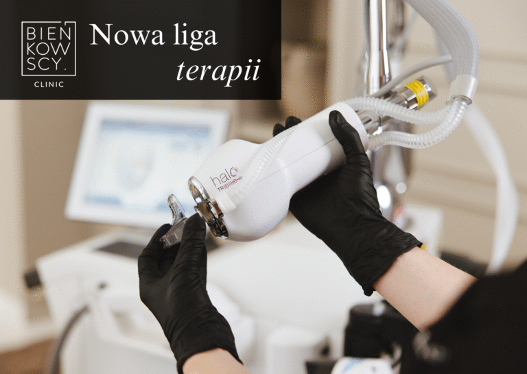 Urządzenie laserowe Halo Tribrid stosowane w Bieńkowscy Clinic do odmładzania skóry. Bieńkowscy Bydgoszcz | Częstochowa