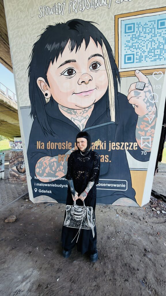 mural w Gdańsku