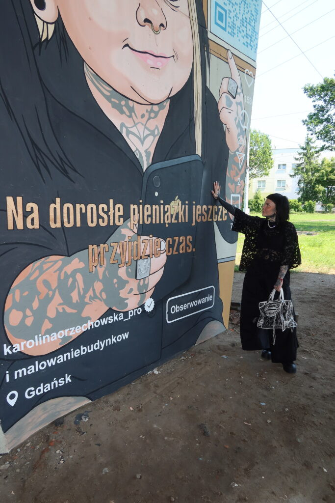 nowy mural w Gdańsku