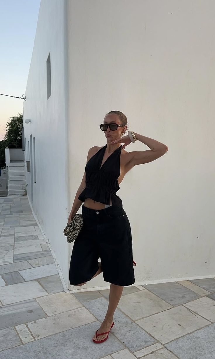 jeansowe bermudy 